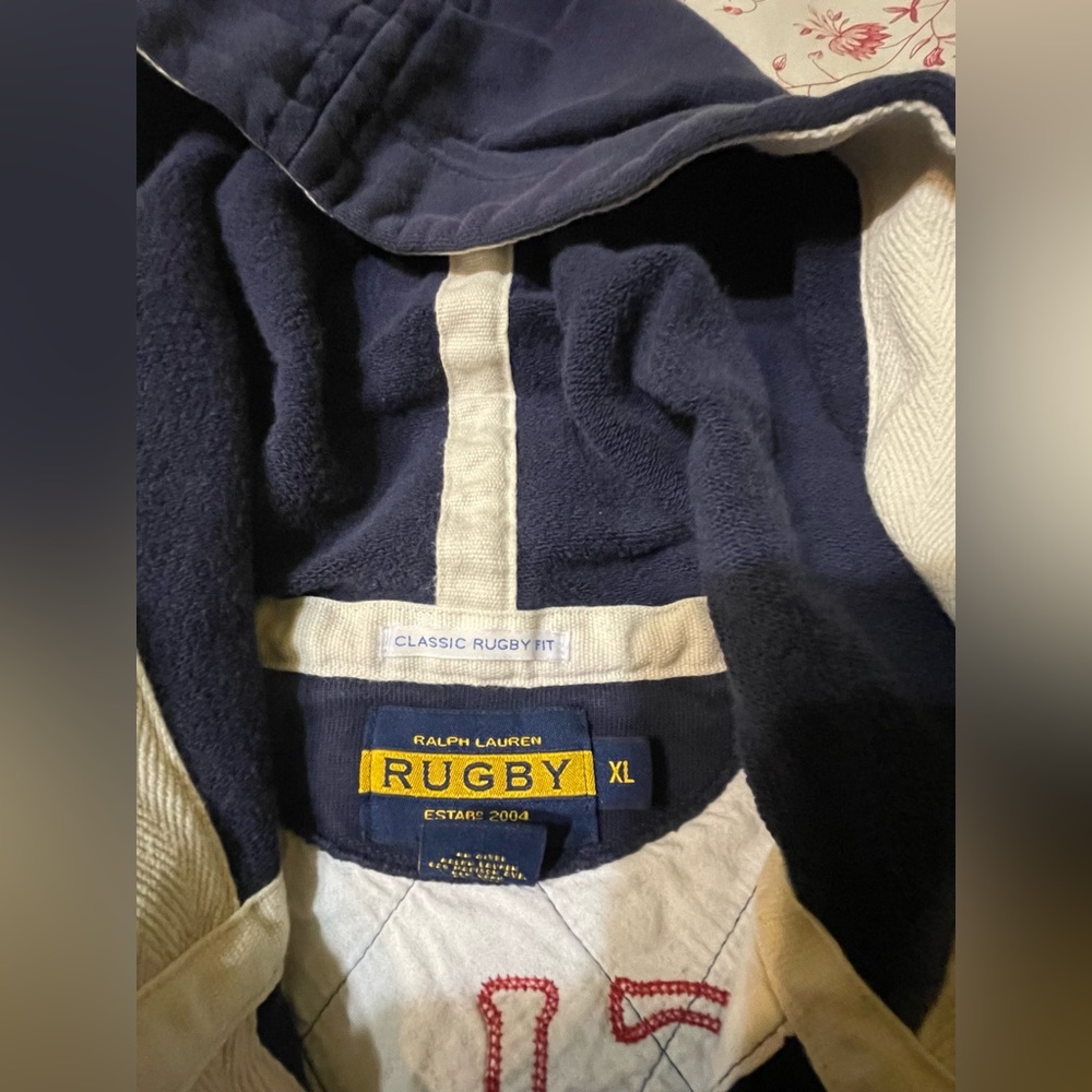 Rugby Ralph Lauren Hoodie size XL (classic rugby fit) England #13 - Picture 3 of 5